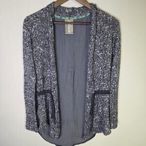 Anthropologie Dolan Open Cardigan Layered Gray Size XS